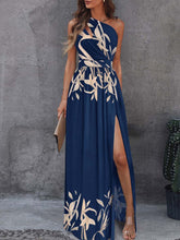 Vorioal Sloping Shoulder Dress