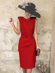 Vorioal Sexy Dot Hip Dress