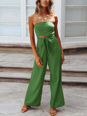 Vorioal Casual Solid-color Jumpsuit
