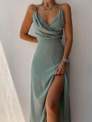 Vorioal Sexy V-neck Dress