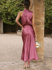 Vorioal Sleeveless Irregular Dress