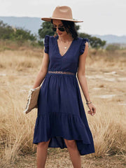 Vorioal Hollow Stitching Dress