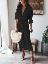Vorioal Colorful Shirt Dress