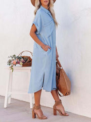 Vorioal Fashion Denim Dress