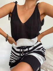 Vorioal Casual Knit Skirt