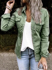 Vorioal Trendy Denim Tops