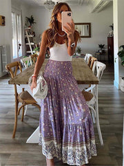 Vorioal Printed Casual Half Dress