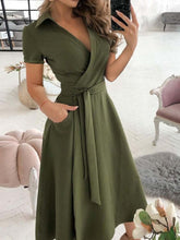 Vorioal Fashion V-neck Dress