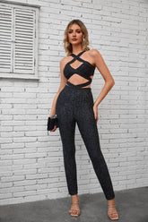 Daphne Cutout Bandage Jumpsuit