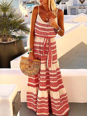 Vorioal Geometric Printed Dress