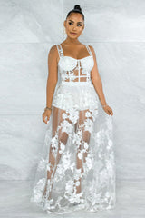 Yamila Chiffon Maxi Dress