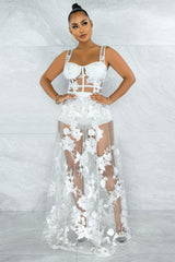 Yamila Chiffon Maxi Dress