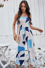 Off Shoulder Sleeveless Jumpsuit