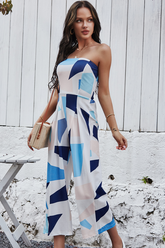 Off Shoulder Sleeveless Jumpsuit