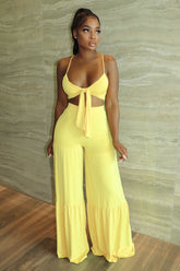 Maria Pant Set - Yellow