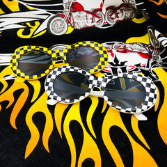Checkered Cobain Sunglasses