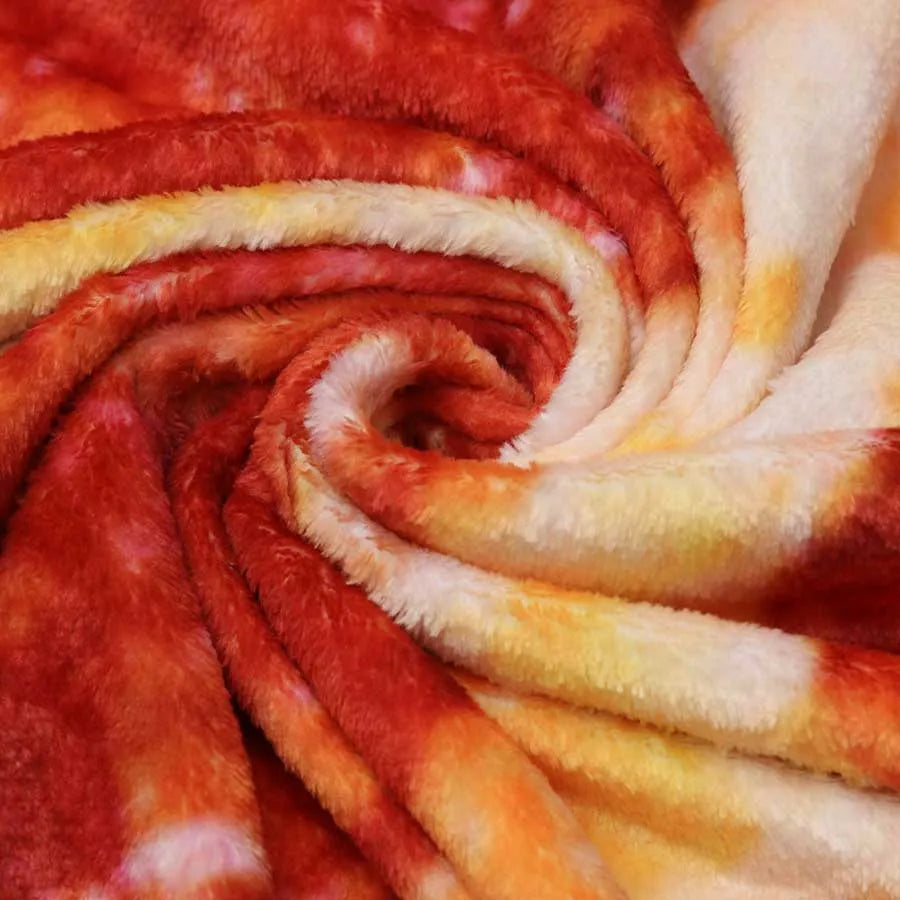 Warm coral fleece tortilla pizza blanket mexican round shape lavash wool sofa plaid plush bedspread winter throw blanket