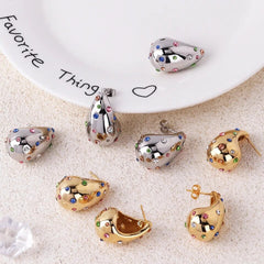 Drop Rainbow Earrings