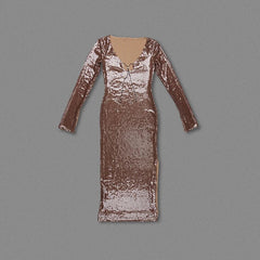 Hailey Brown Sequin Dress