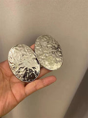 Exaggerated Oval Earrings
