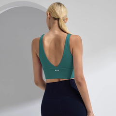 Cutout Racerback Sports Bra