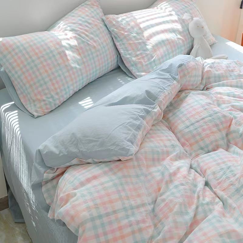 Family Bed Linen Bed Linen 200x220 Bedsheet Set with Pillow ... Bedclothes Bedding Set Bed Sheet Comforter Sets Duvet Cover