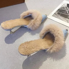 Orelia Denim pointed Toe Heels