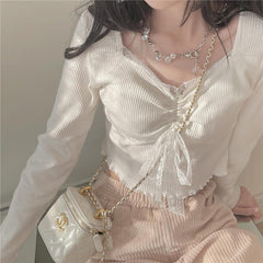 Carly Long Sleeves Vintage Top