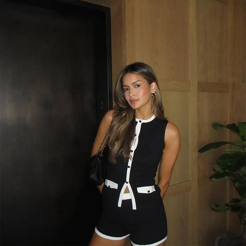 Belleville Knitted Shorts Set