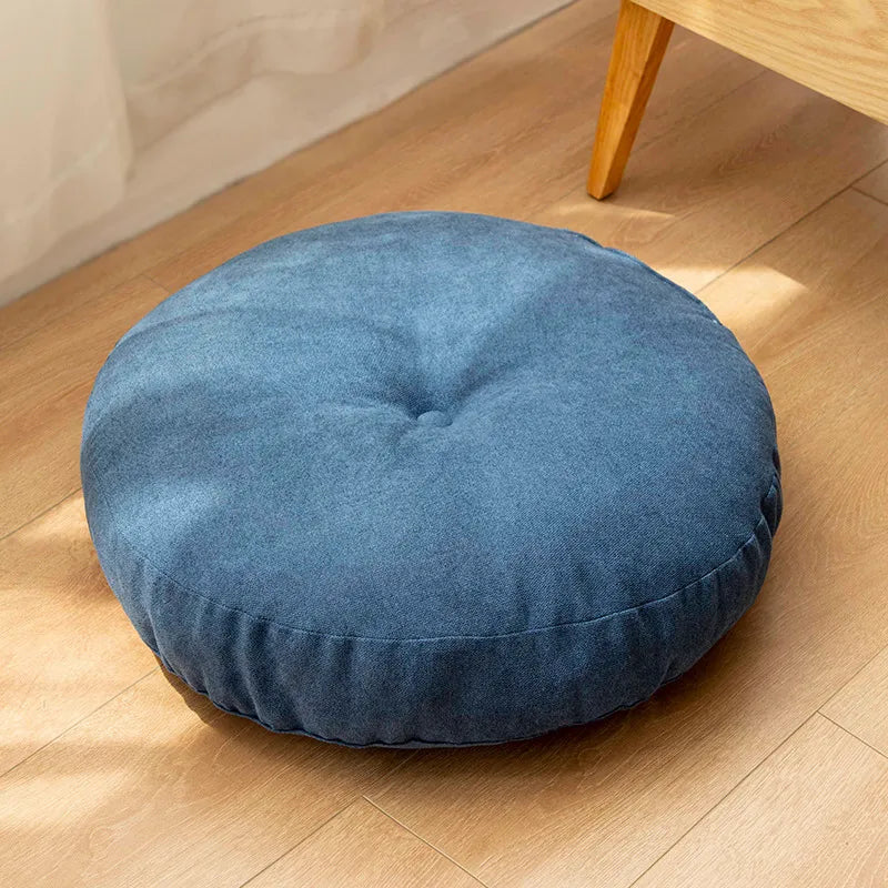 Cushion Japanese Flax Futon Home Office Living Room Chair Cushions Floor Pillow Seat Pad Comfortable Outdoor Garden Tatami Soft