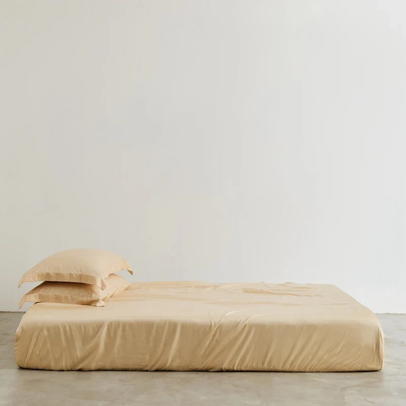 Organic Bamboo Bedding Set Bed Sheet Sets Fitted Sheets Flat Sheet Pillowcase Luxury Double Queen King Size Bedsheet