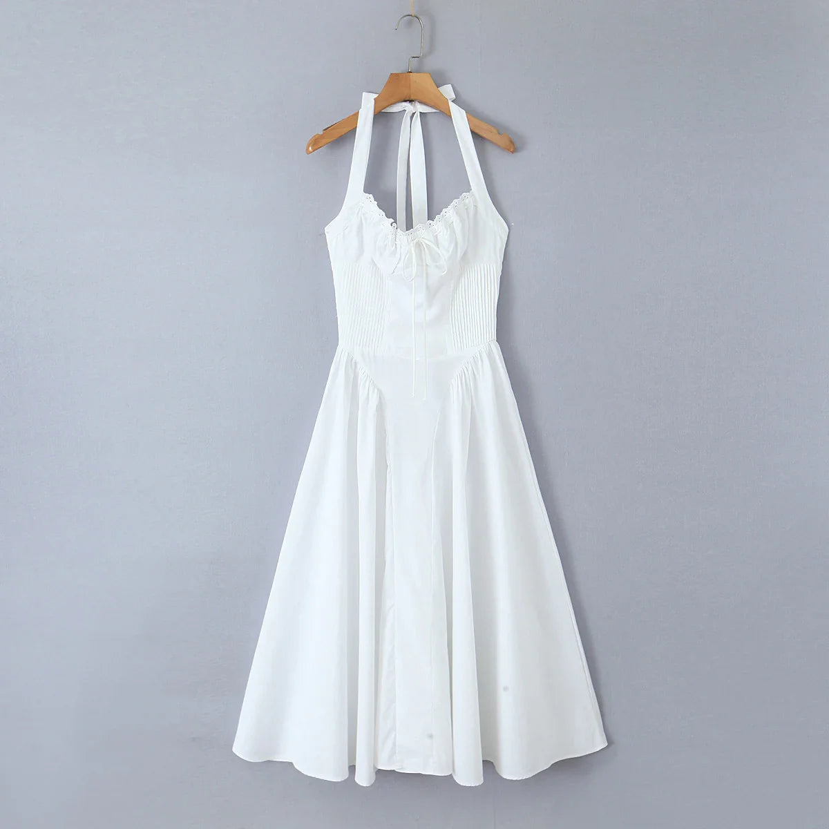 Corset Halter Midi Dress