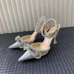 Flirtationship Glitter Rhinestone Heels