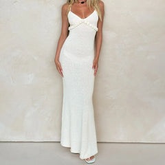 Knit Strap Maxi Dress