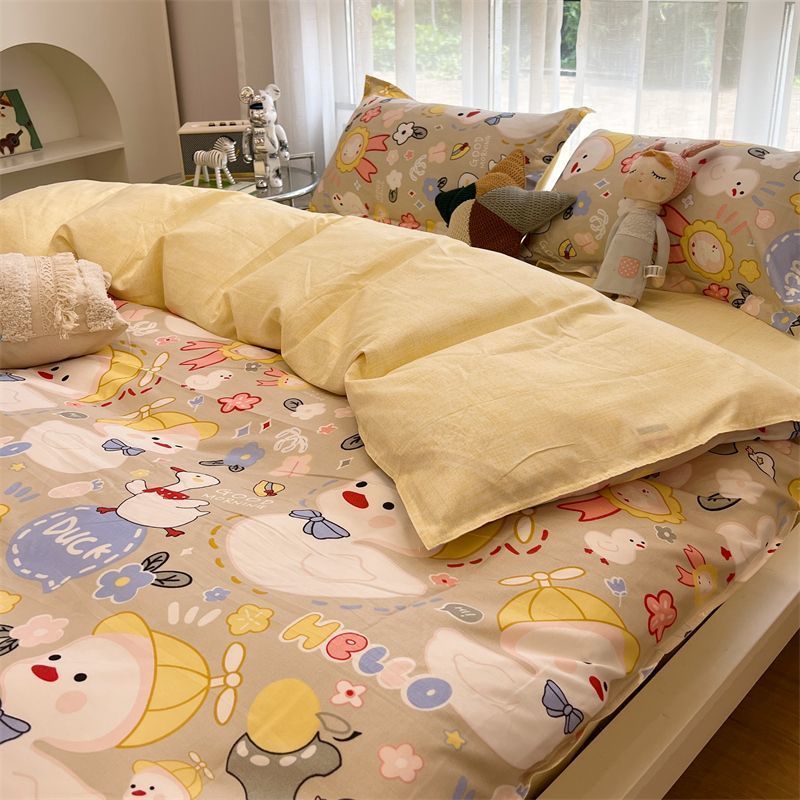 Luxury Nordic Covers for Bed...bed Sky Girl Room Duvet Cover 150*200 Bedclothes Bedding Set Duvet Cover Comforter Sets Bed Sheet