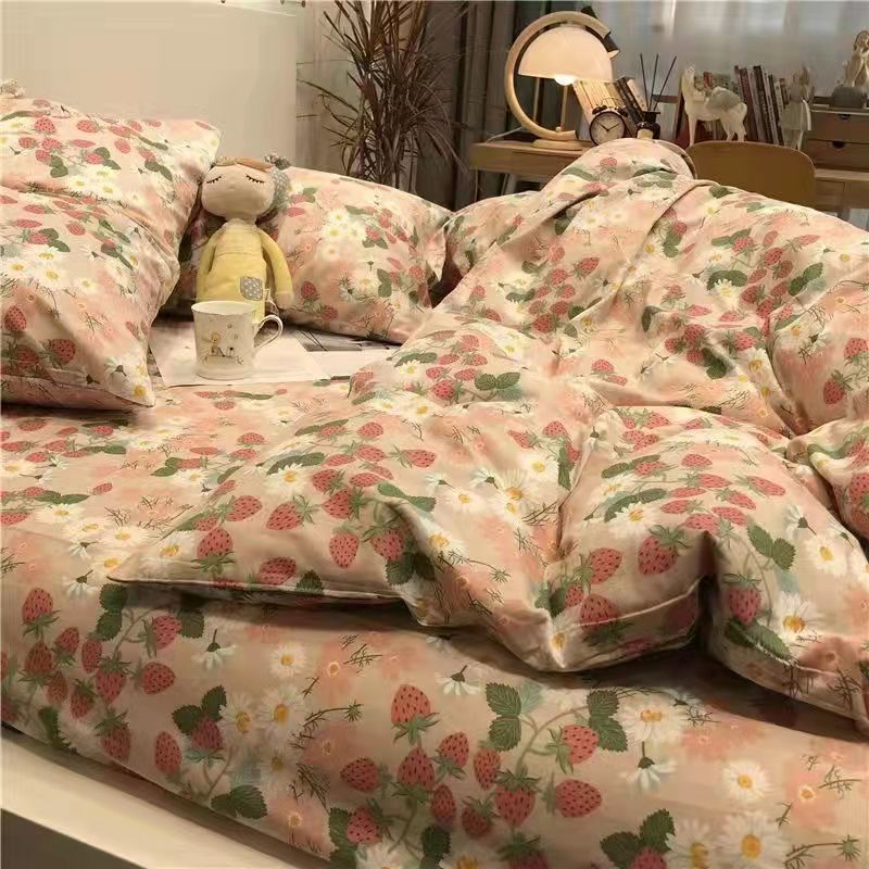 Family Bed Linen Bed Linen 200x220 Bedsheet Set with Pillow ... Bedclothes Bedding Set Bed Sheet Comforter Sets Duvet Cover