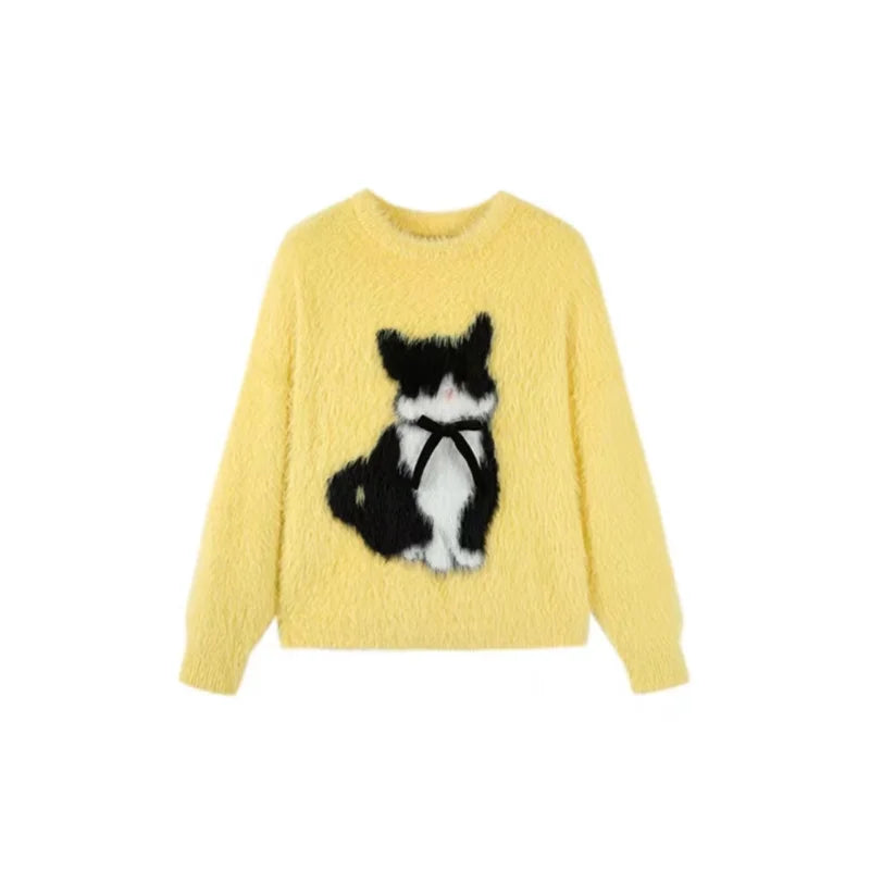 Fuzzy Cat Sweater