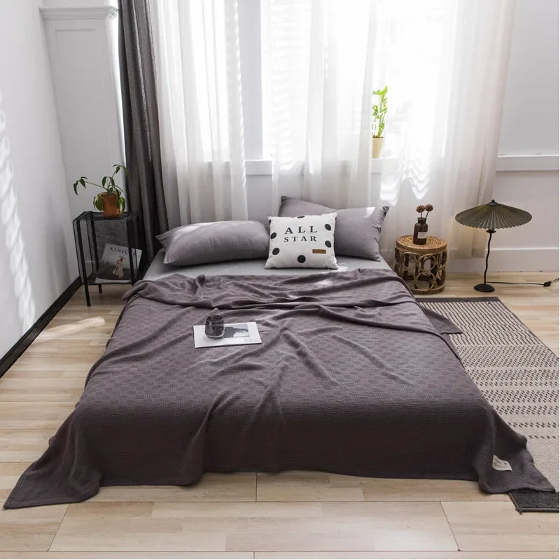Advanced Pure Cotton Gauze Towel Quilt Single Double Summer Thin Towel Blanket