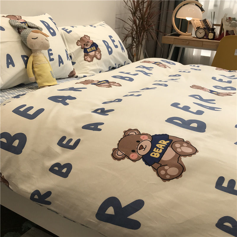 Family Bed Linen Bed Linen 200x220 Bedsheet Set with Pillow ... Bedclothes Bedding Set Bed Sheet Comforter Sets Duvet Cover