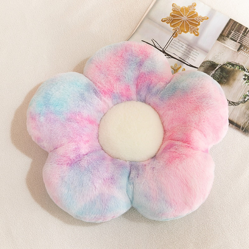 Cute Flower Plush Pillow Stuffed Soft Plant Flower Throw Pillow Cushion Home Sofa Decoration Pillow