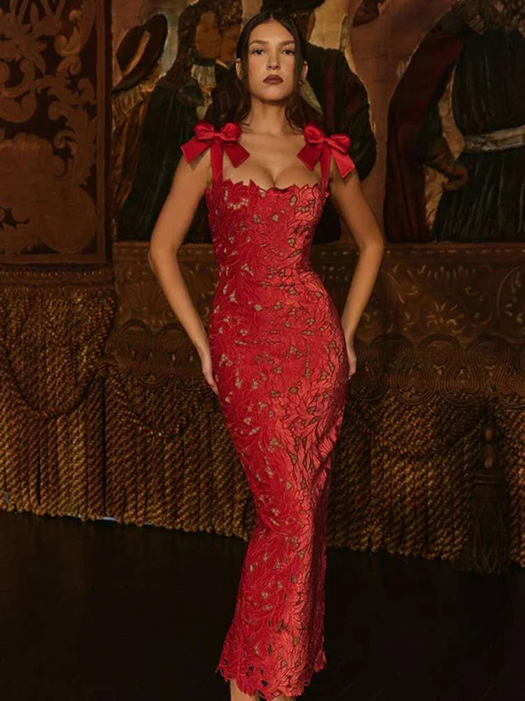 Shana Lace Maxi Dress