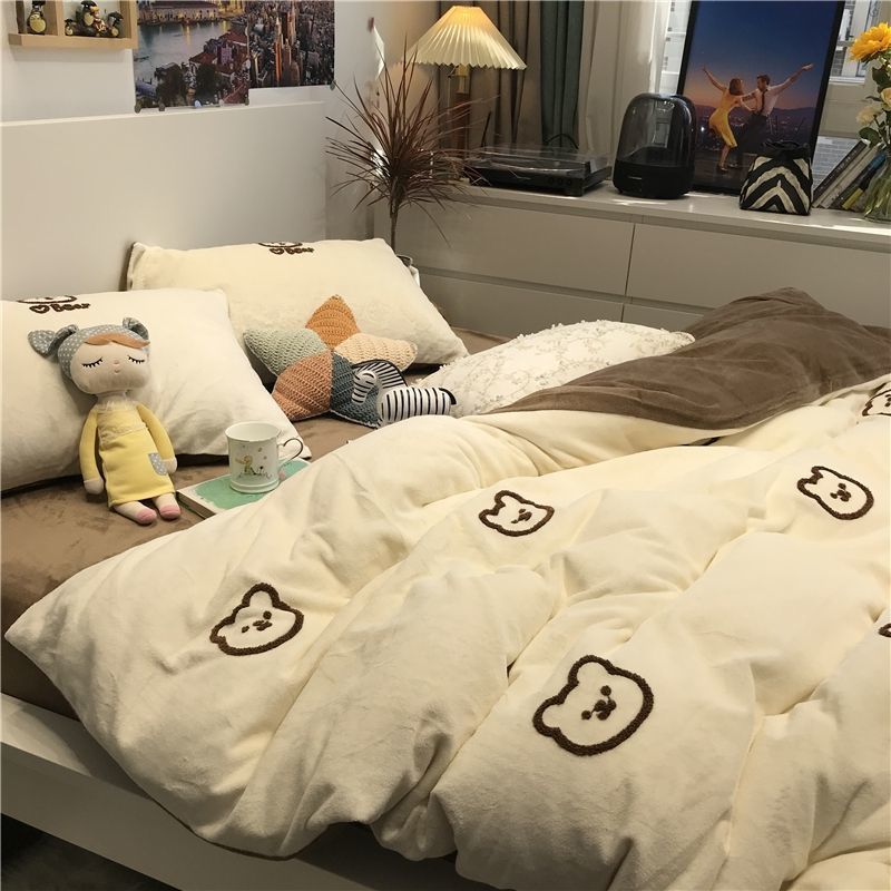 Family Bed Linen Bed Linen 200x220 Bedsheet Set with Pillow ... Bedclothes Bedding Set Bed Sheet Comforter Sets Duvet Cover