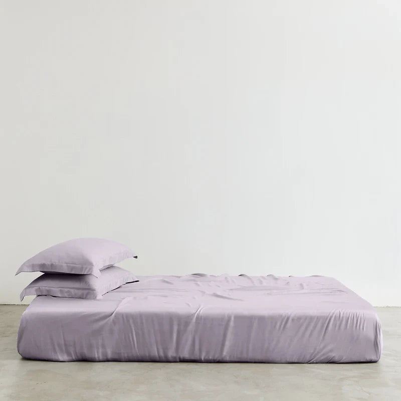 Organic Bamboo Bedding Set Bed Sheet Sets Fitted Sheets Flat Sheet Pillowcase Luxury Double Queen King Size Bedsheet