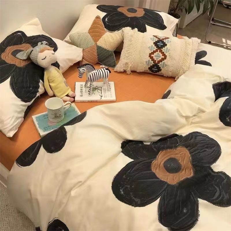 Family Bed Linen Bed Linen 200x220 Bedsheet Set with Pillow ... Bedclothes Bedding Set Bed Sheet Comforter Sets Duvet Cover