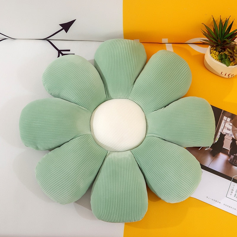 Cute Flower Plush Pillow Stuffed Soft Plant Flower Throw Pillow Cushion Home Sofa Decoration Pillow