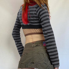 Corey Buttoned Y2K Top