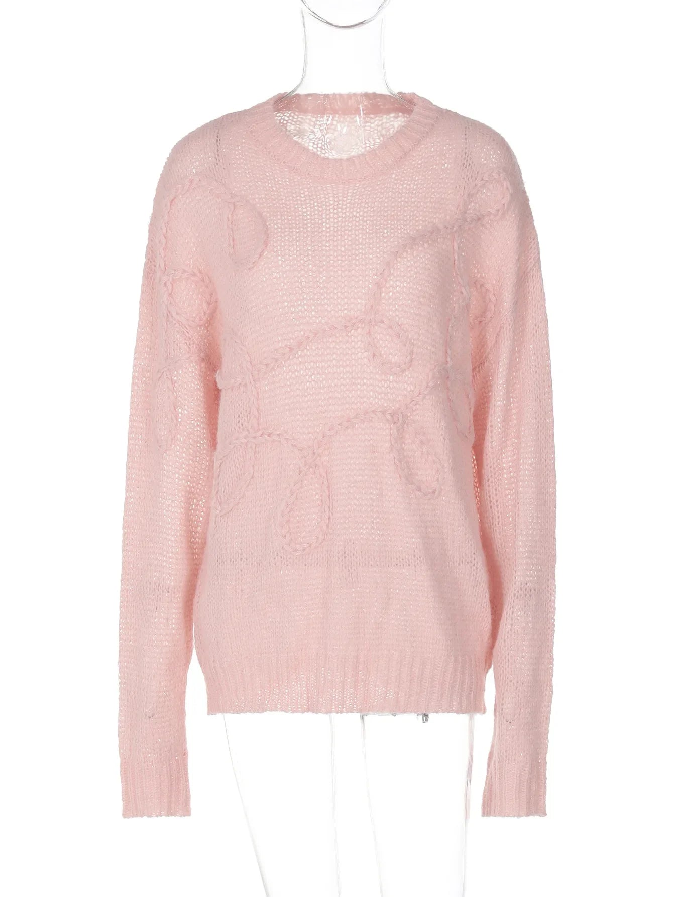 Knit Swirl Sweater