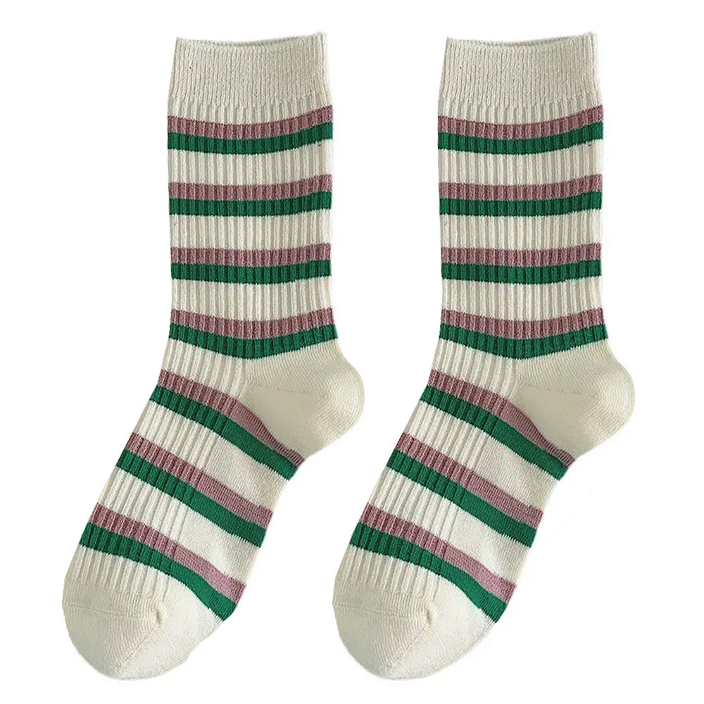 Casual Friday Striped Socks