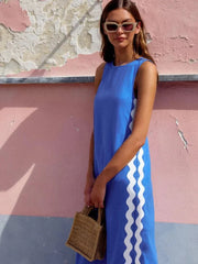 Casual for Summer Sleeveless Split Beach Dress