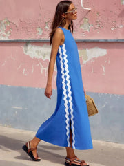Casual for Summer Sleeveless Split Beach Dress
